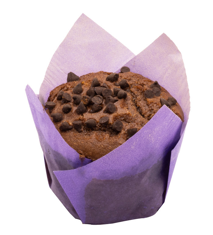 MUFFIN DE CACAO CON PEPITAS DE CHOCOLATE 85G (20 UND)