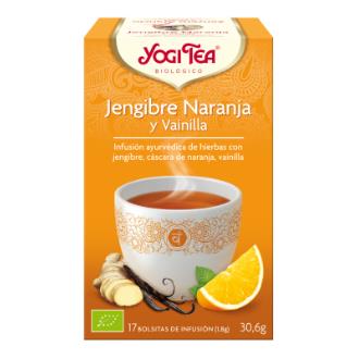 YOGI TEA GENGIBRE-LARANJA-BAUNILHA 17infusões
