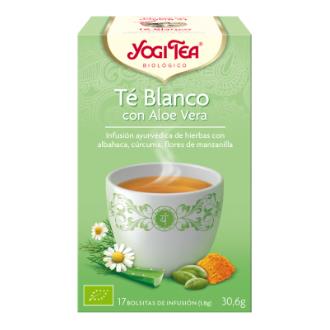 YOGI TEA CHÁ branco com aloe vera 17infusões
