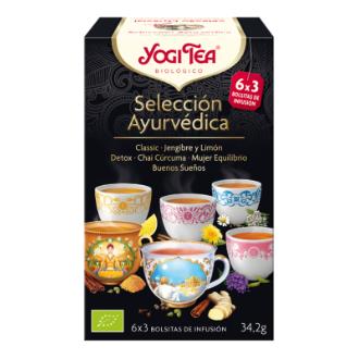 YOGI TEA SELEÇÃO 6sabores x 3bolsas de infusões
