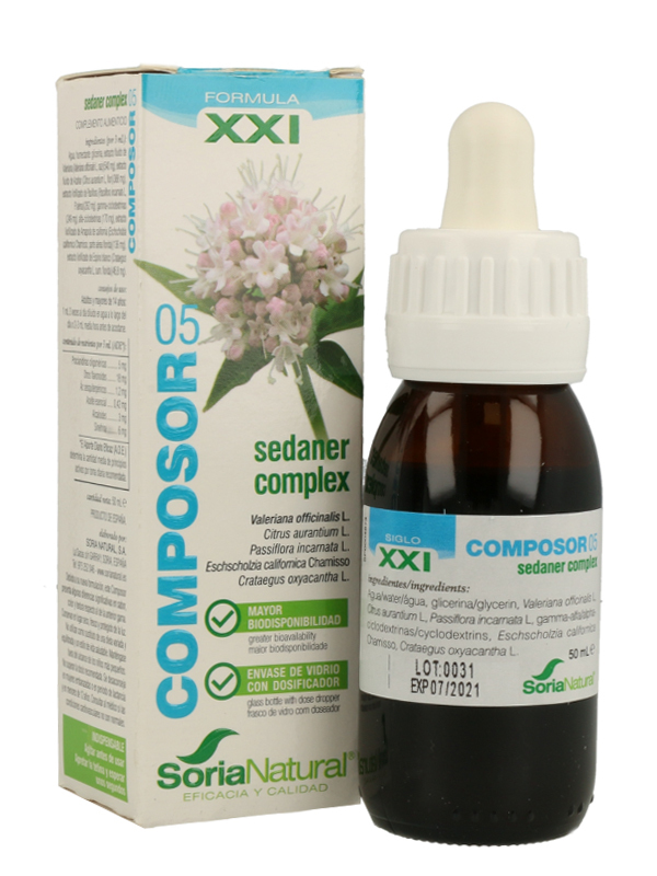 COMPOSOR 05 SEDANER COMPLEX 50 ML SIGLO XXI