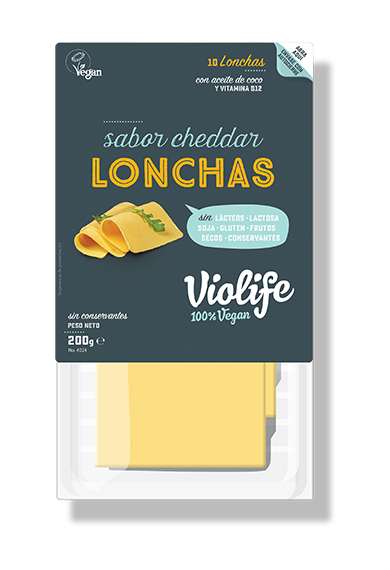 REFRIG QUESO VIOLIFE CHEDDAR LONCHAS 200 GR.