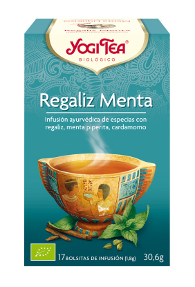 YOGI TEA REGALIZ MENTA BIO 17 BOLSITAS