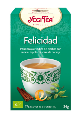YOGI TEA FELICIDAD BIO 17 BOLSITAS
