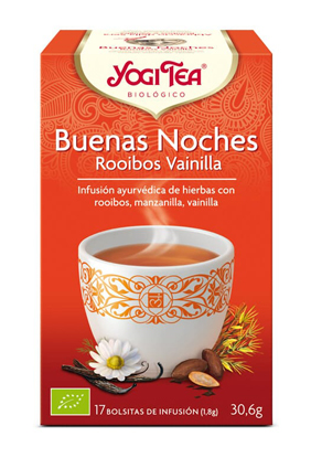 YOGI TEA BUENOS SUEÑOS ROOIBOS VAINILLA BIO 17 BOLSITAS