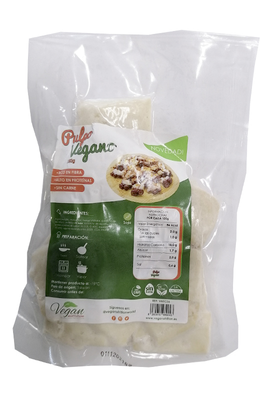 CONGELADO DELICIAS VEGANAS ESTILO PULPO 250GR