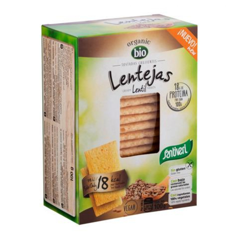 TOSTADAS LIGERA LENTEJAS BIO 100 g