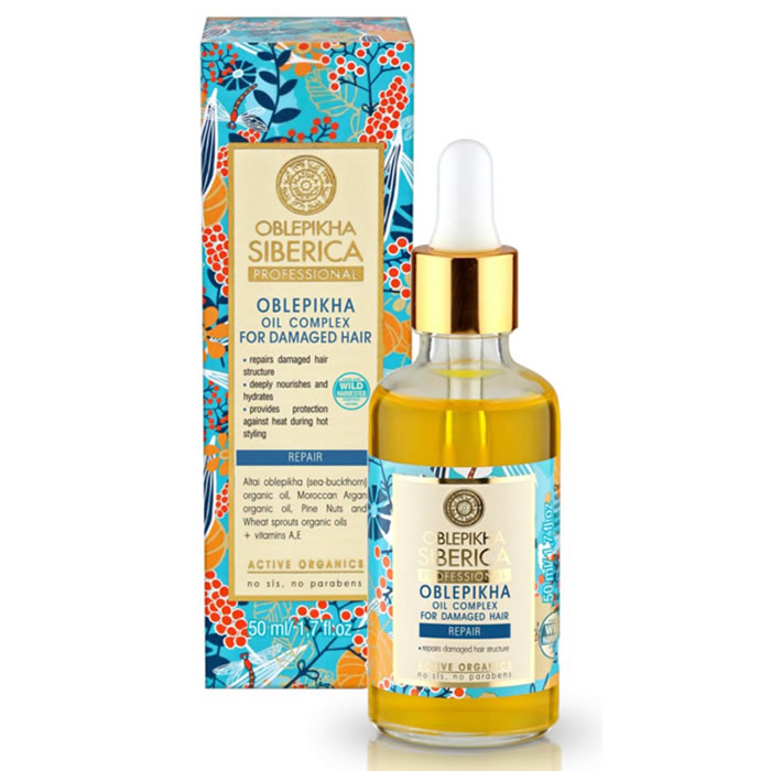 Natura Siberica Oblepikha Siberica Aceite Capilar Cabello Dañado 50ml
