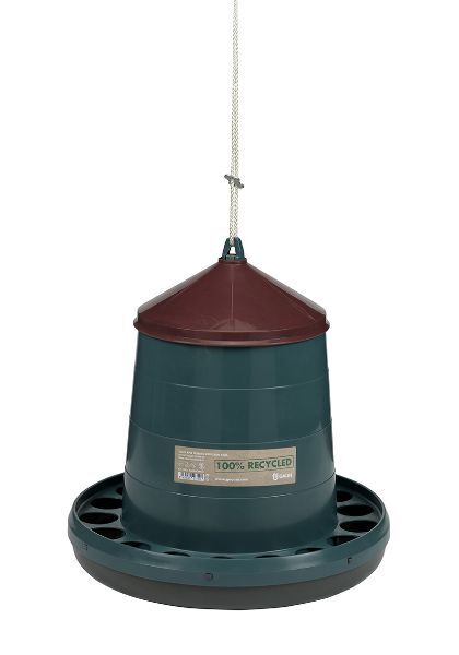 Tolva aves plastico reciclado 8 kgs.