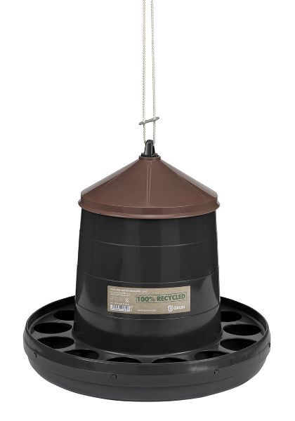 Tolva aves plastico reciclado 12 kgs.