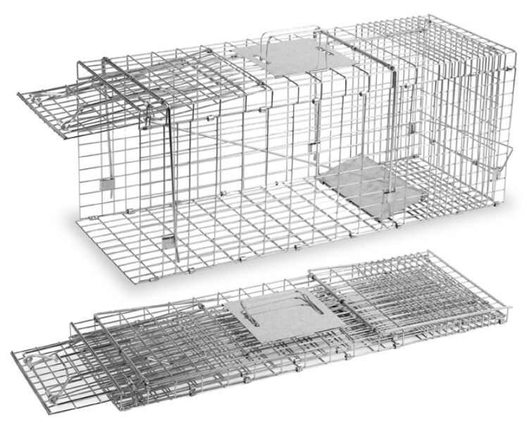 Jaula trampa plegable grande