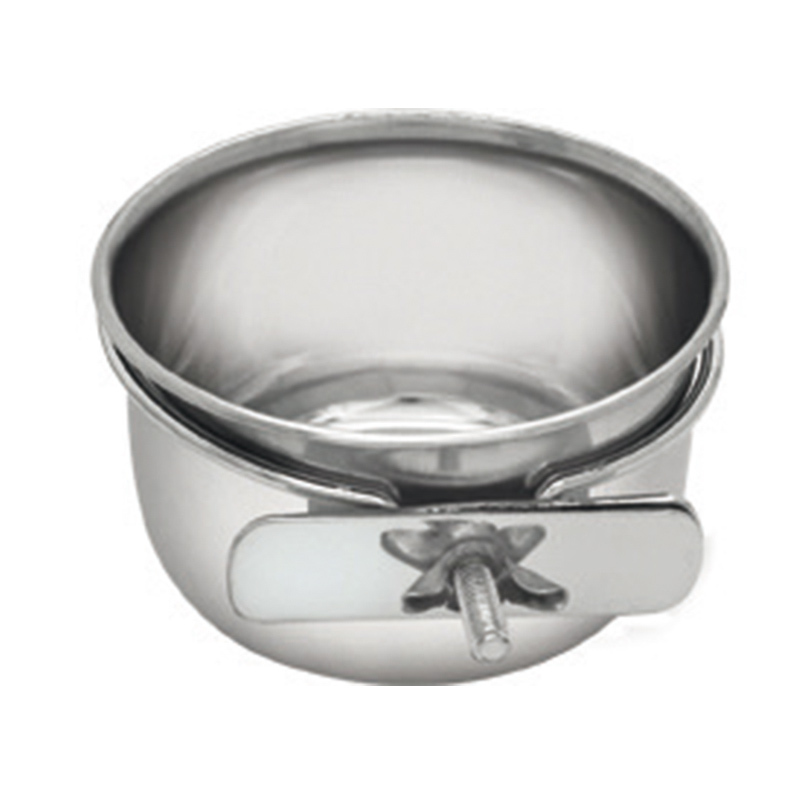 Comedero Ac.Inox. 0.3L C/Soporte