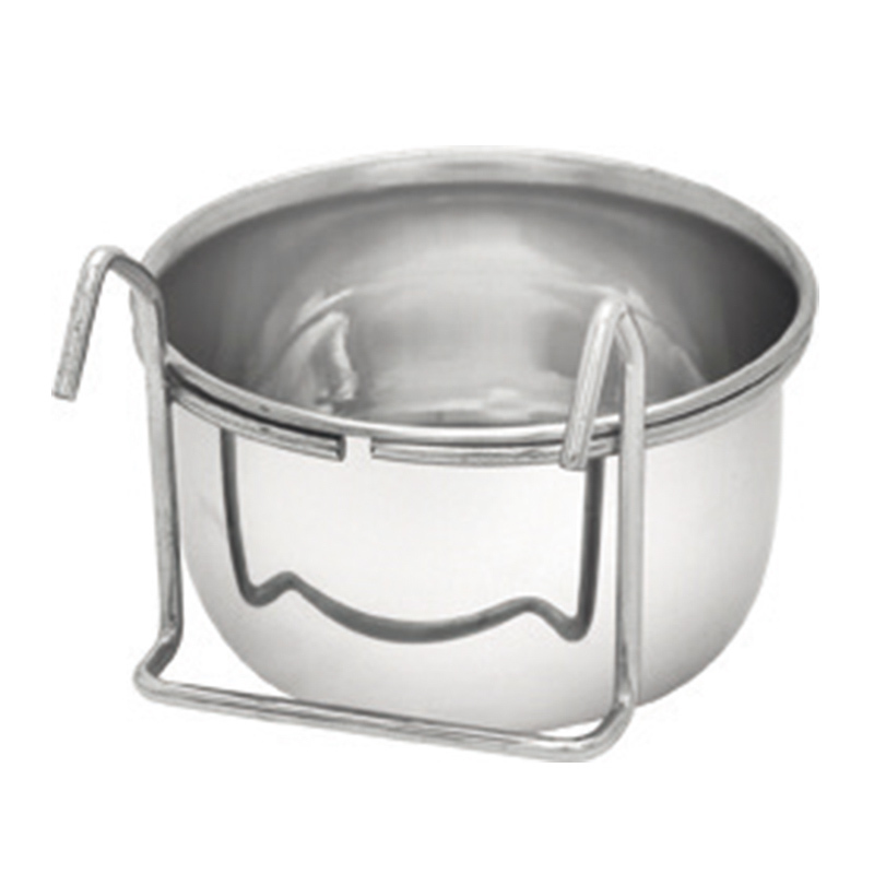 Comedero Ac.Inox. 0.6L C/Gancho