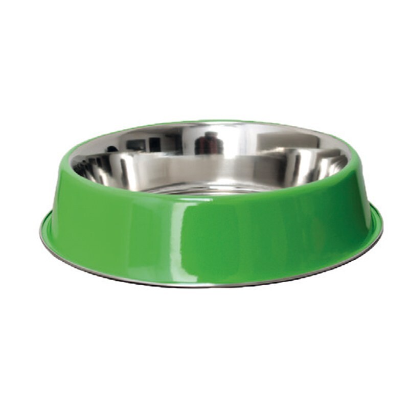 Comedero Inox. Antihormigas-L Verde