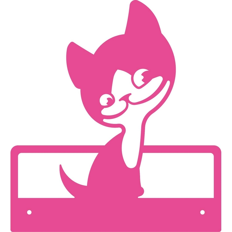 Mural Mod. Baby Cat rosa