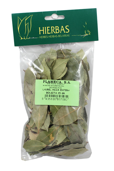 LAUREL HOJA ENTERA BOLSITA 25 Gr