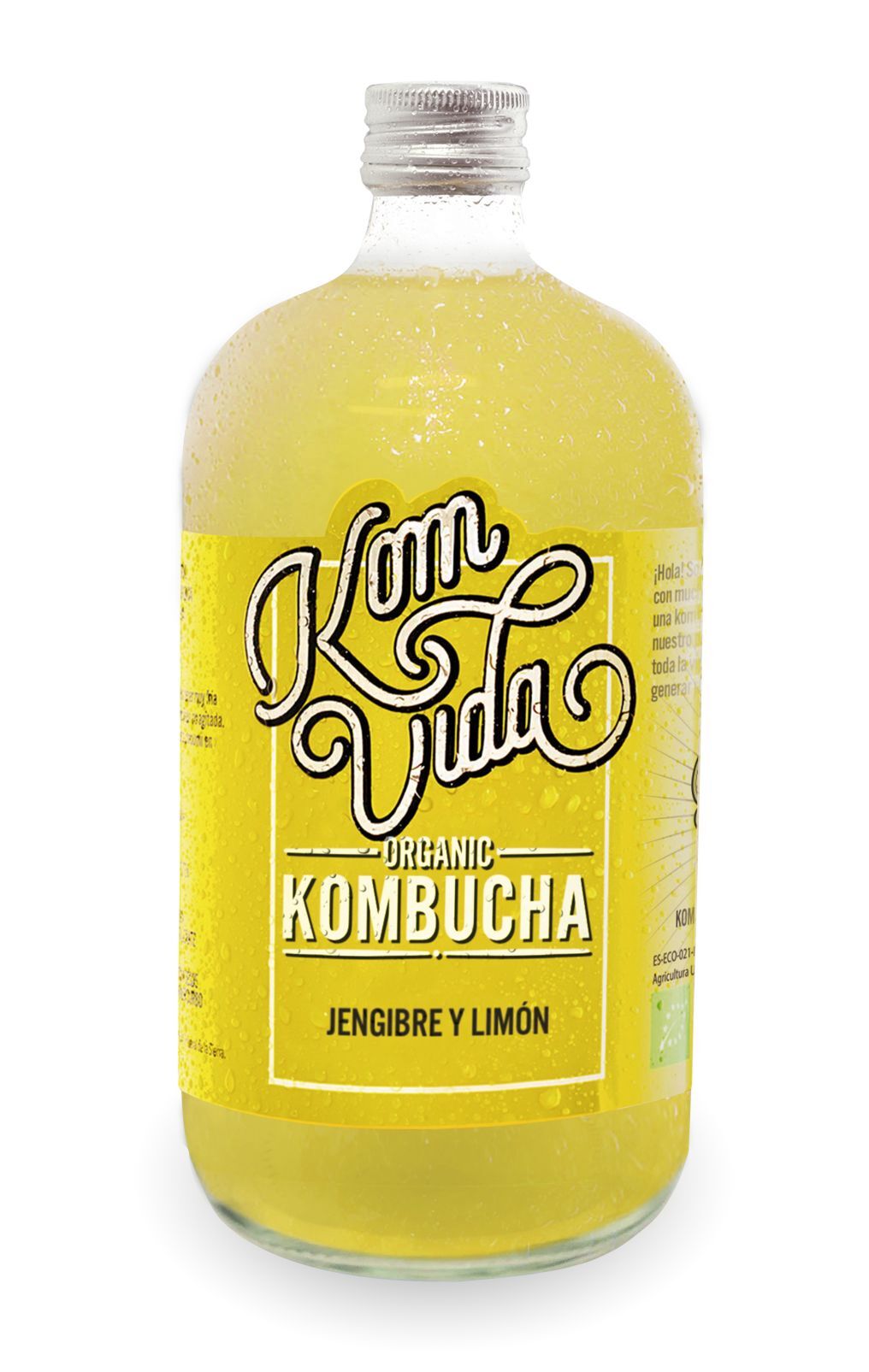 REFRIG KOMVIDA KOMBUCHA JENGIBRE Y LIMON 750ML