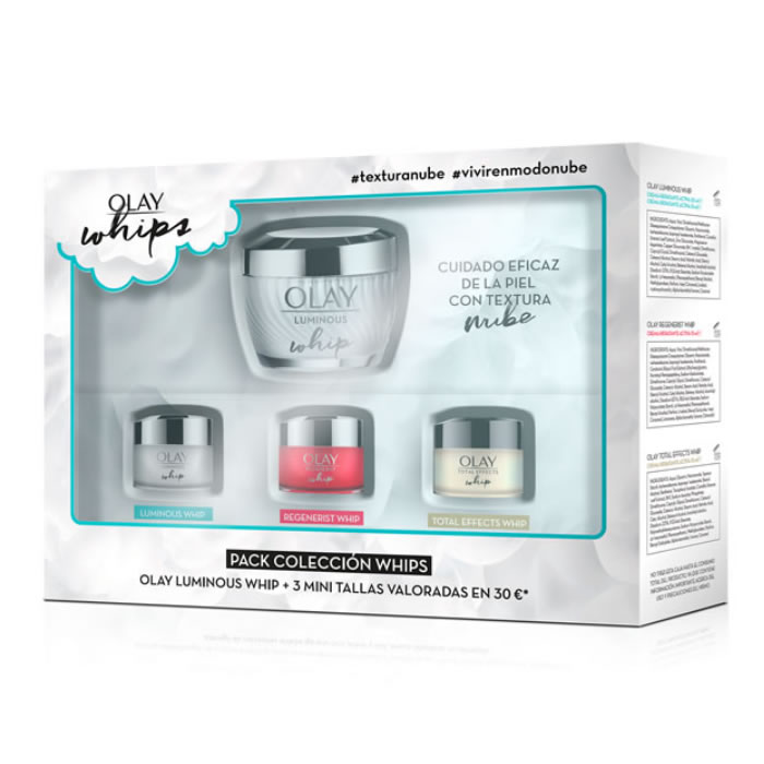 Olay Pack Luminous Whip 50ml  Set 4 Piezas