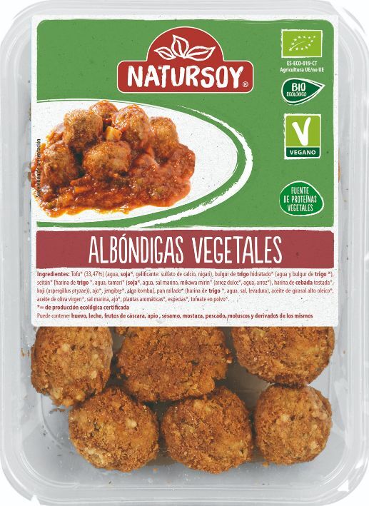 REFRIG ALBÓNDIGAS VEGETALES BIO NATURSOY 230 G