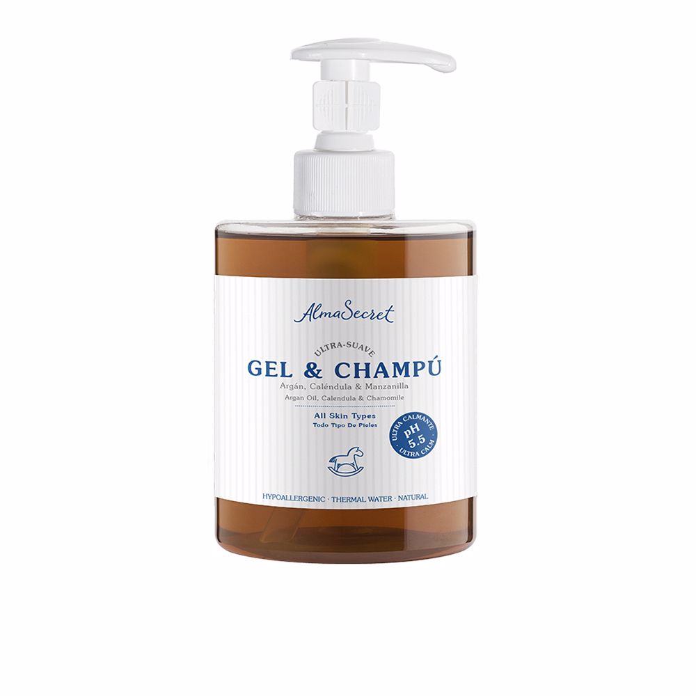 GEL-SHAMPOO suave com argan, calêndula e camomila 500 ml