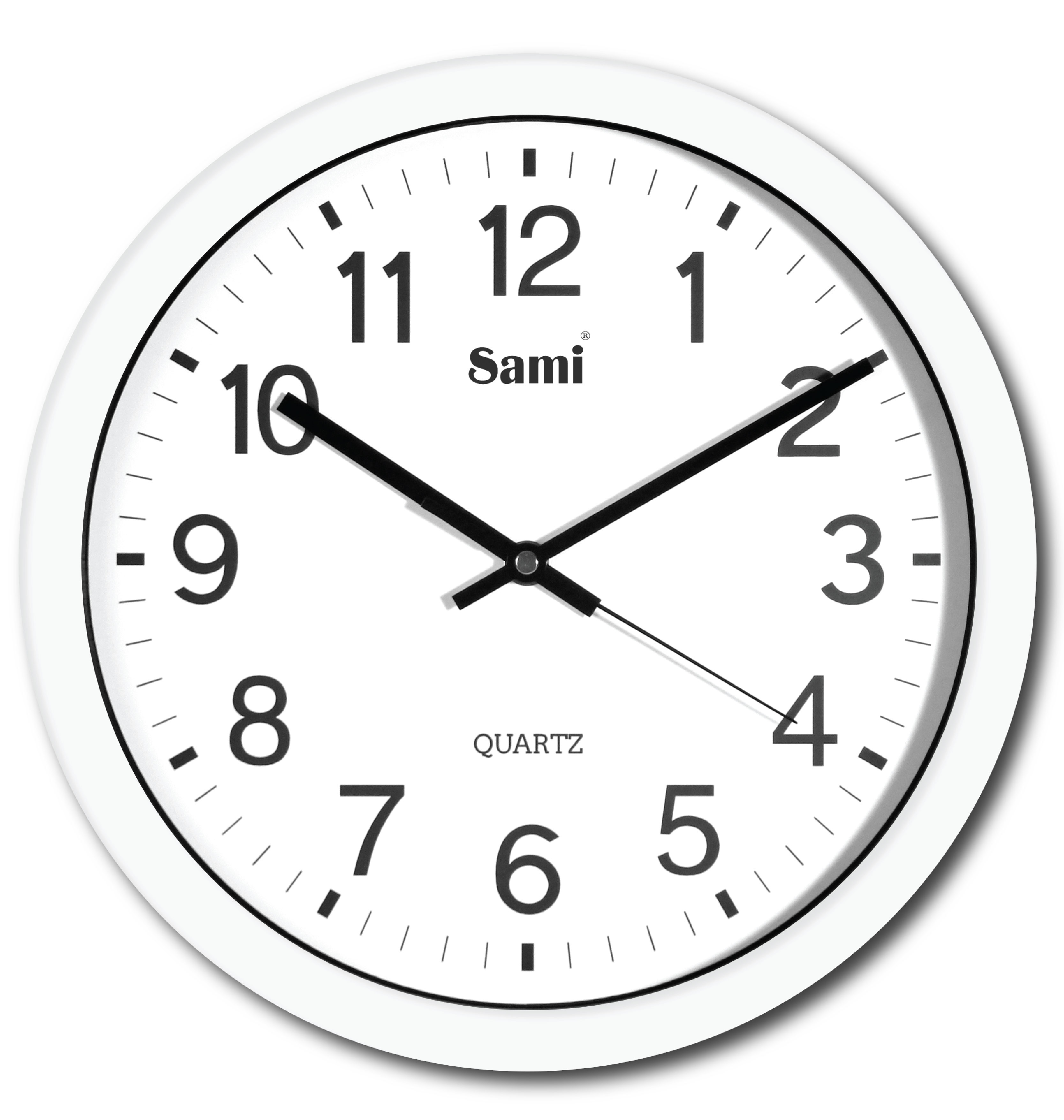 RELOJ DE PARED SAMI RED. 30CM BLANCO