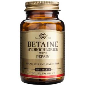 BETAINA CLORHIDRATO com PEPSINA 100comp.
