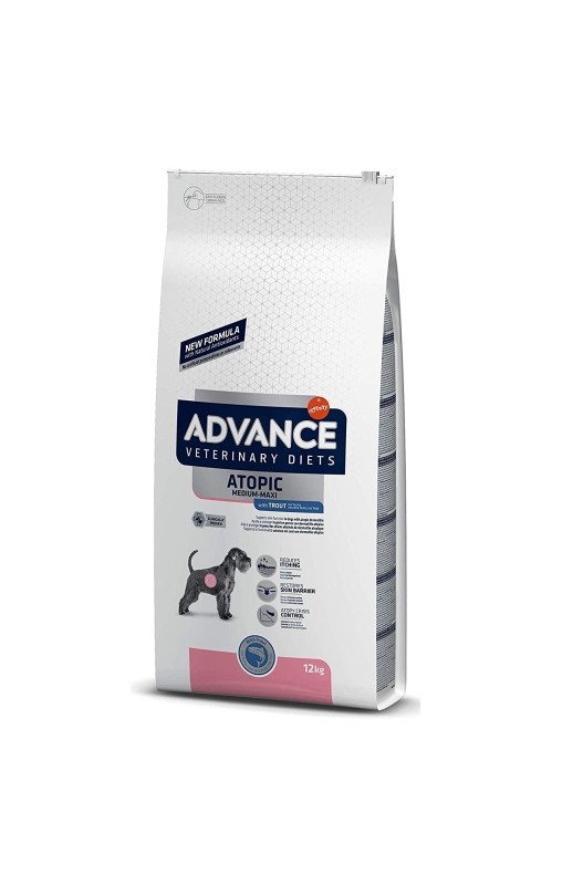 ADVANCE DOG ATOPIC TROUT 12 KG. PVP 62.99Ç