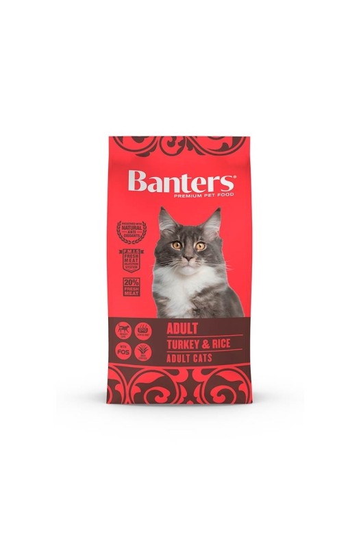 BANTERS CAT STERILISED Fish&Rice 2 KG.
