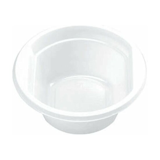 BOL REUTILIZABLE REDONDO ENSALADA BLANCO 6UNI. 500 CC.