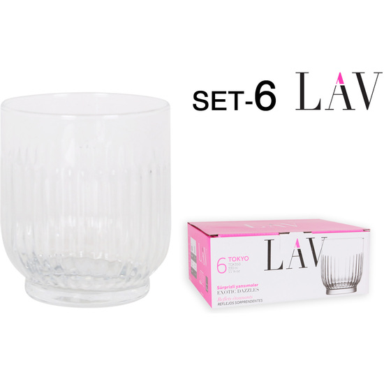 SET 6 VASOS 330CC TOKYO
