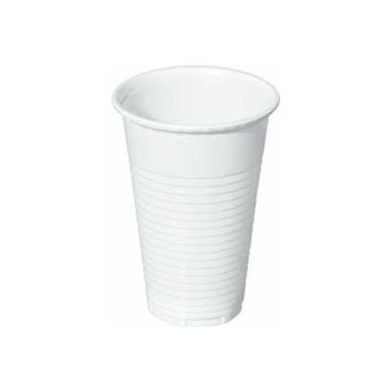 VASO PLASTICO X 30 BLANCO 220 C.C.