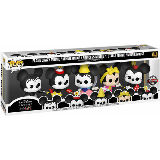 SET 5 FIGURAS POP DISNEY MINNIE MOUSE EXCLUSIVE