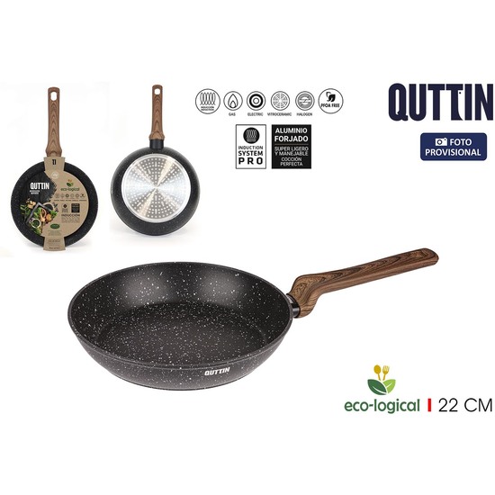 SARTEN 22 ALU.FORG.M/ST IND.ECOLOGI QUTTIN