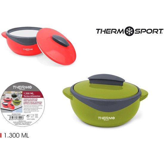 TERMO ALIMENTOS PLÁSTICO 1000ML THERMOSPORT