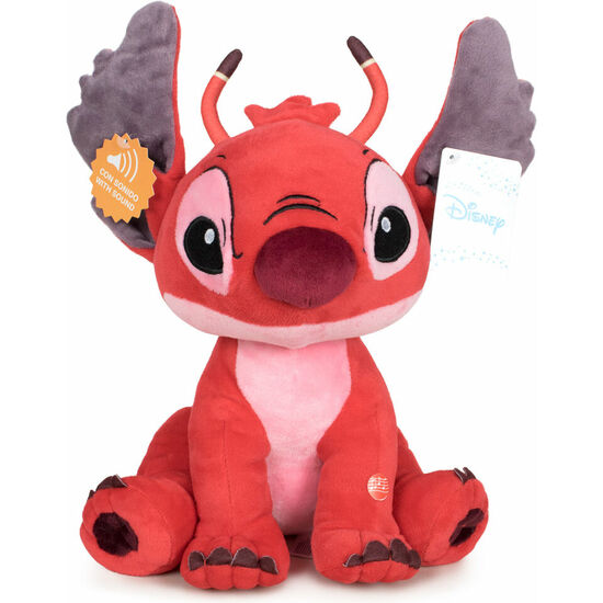 PELUCHE LEROY STITCH DISNEY SOFT SONIDO 30CM