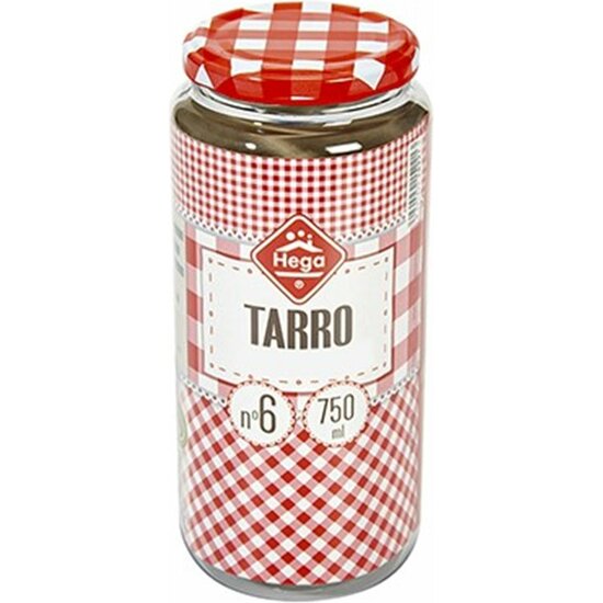 TARRO PLASTICO MULTIUSOS VICHY ALTO Nº6 0,75 L.