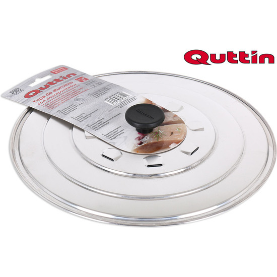 TAPA C/DESVAPORIZADOR ALUMINIO 32CM QUTTIN