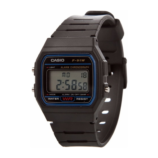 RELOJ CASIO MODELO F-91W-1YER