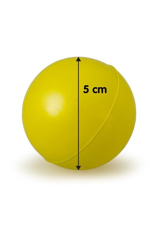 PELOTA MACIZA DE GOMA Grande 9cm.