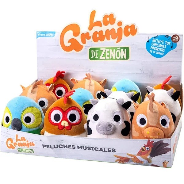 PELUCHES MUSICALES BOLA LA GRANJA DE ZENON