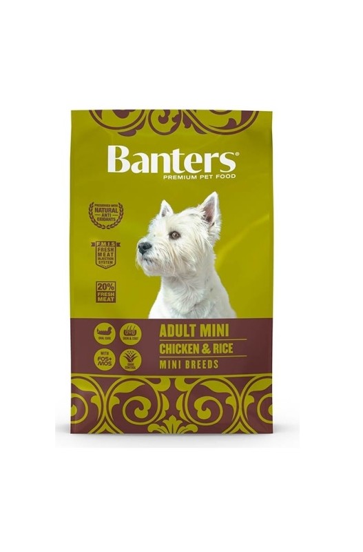 BANTERS DOG ADULT MINI 3 KG.