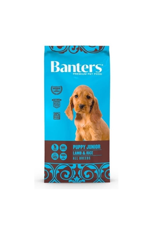 BANTERS DOG PUPPY LAMB&RICE 3KG.