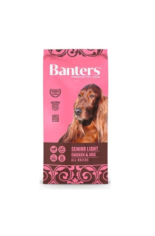 BANTERS DOG SENIOR&LIGHT 15 KG.