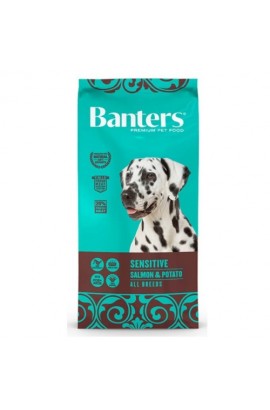 BANTERS DOG SENSITIVE SALMON&POTATO 15 KG.