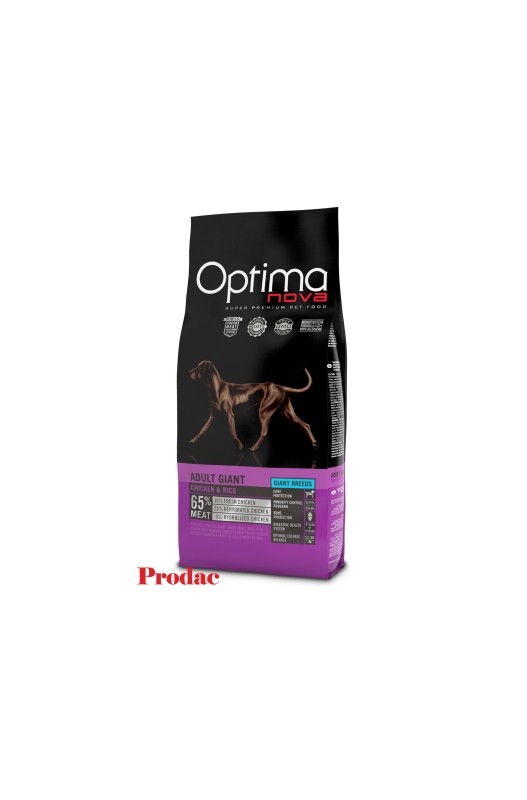 OPTIMA NOVA ADULT GIANT POLLO ARROZ 12 KG.