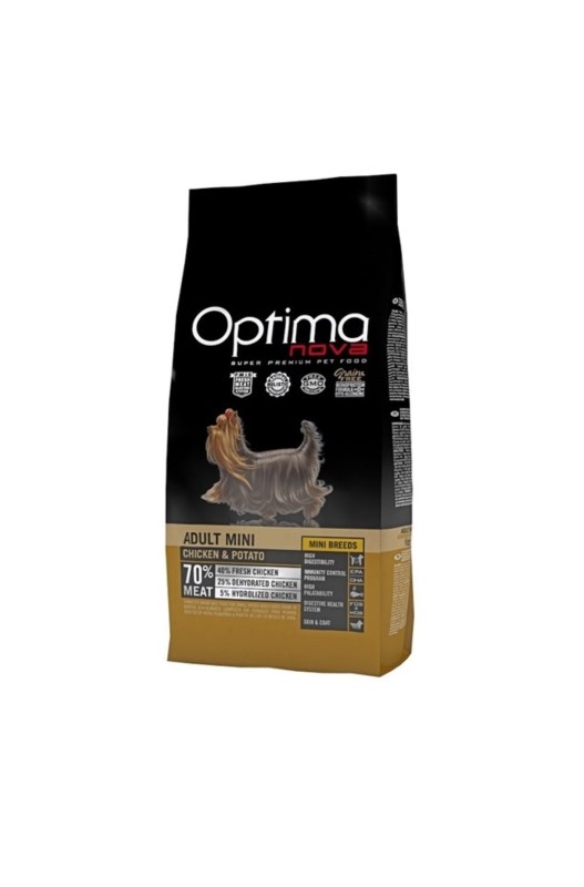 OPTIMA NOVA ADULT MINI CHICKEN POTATO 2 KG.