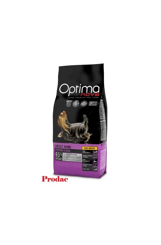 OPTIMA NOVA ADULT MINI POLLO ARROZ 12 KG.
