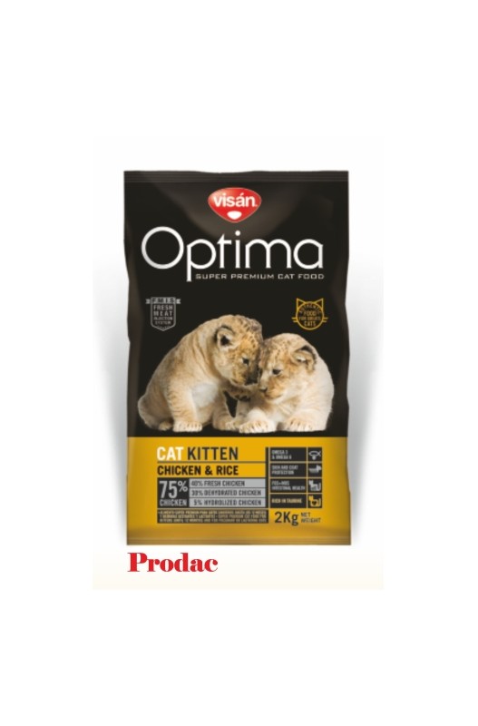 OPTIMA NOVA CAT ADULT CHICKEN RICE 2 KG.