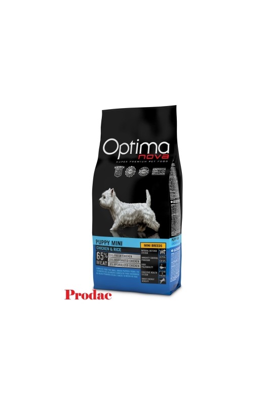 OPTIMA NOVA PUPPY MINI POLLO ARROZ 2 KG.